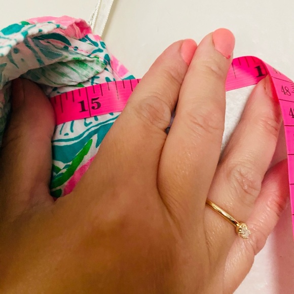 Lilly Pulitzer Kasida One Should Ruffle Crop Top Women’s Size 2 Botanical Green - Picture 6 of 9